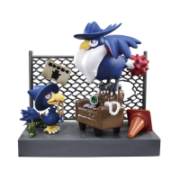 Authentic Pokemon figures re-ment Town Night Back Alley